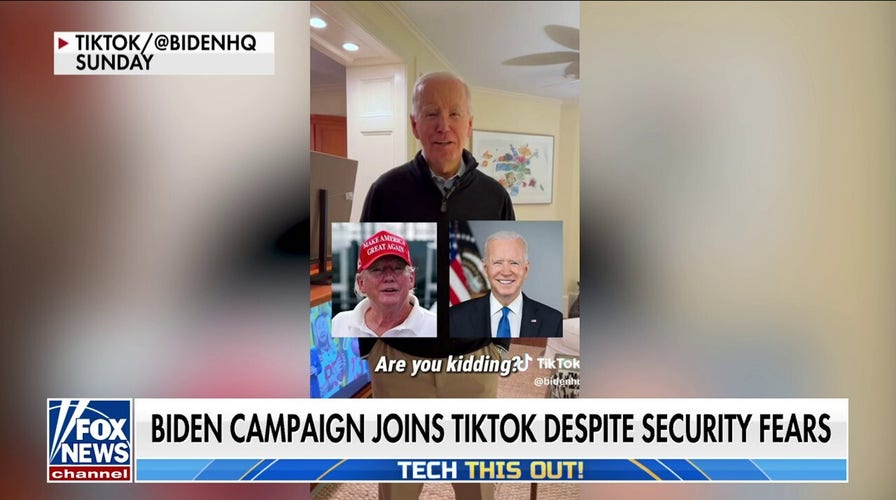Biden campaign posts TikToks despite security concerns with China
