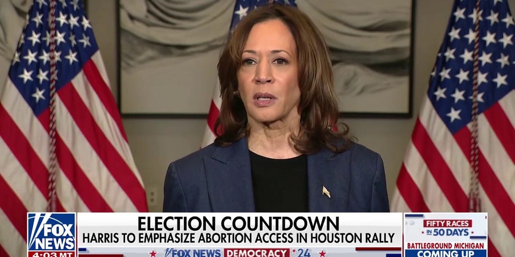 Harris campaign emphasizes abortion access at Houston rally