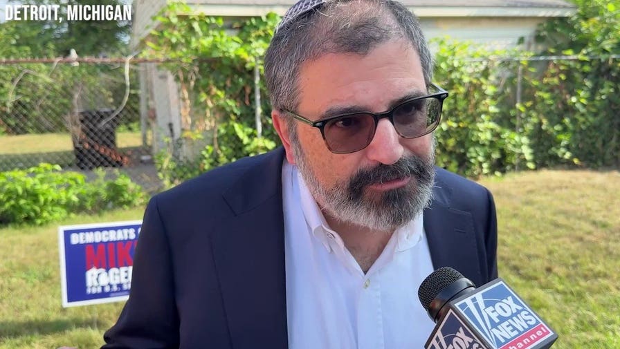 Michigan rabbi breaks with Democrats to back Republican Mike Rogers: El-Sayed would be a ‘disaster’