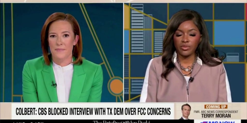 Crockett says Paramount called her and said CBS could move forward with Colbert, Talarico if she was offered equal time