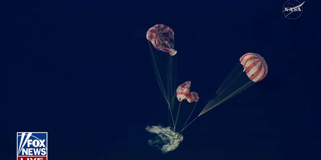 Artemis II crew splashes down on California coast after historic moon trip