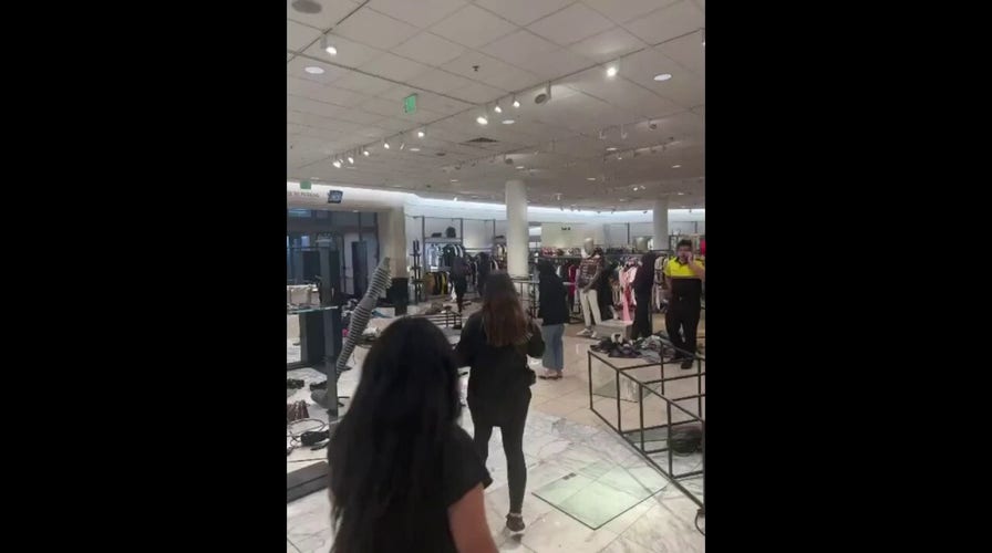 L.A. Nordstrom robbery: flash mob ransacks Topanga Mall store