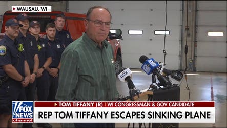 Rep. Tom Tiffany escaped sinking plane in Wisconsin, suffered minor injury