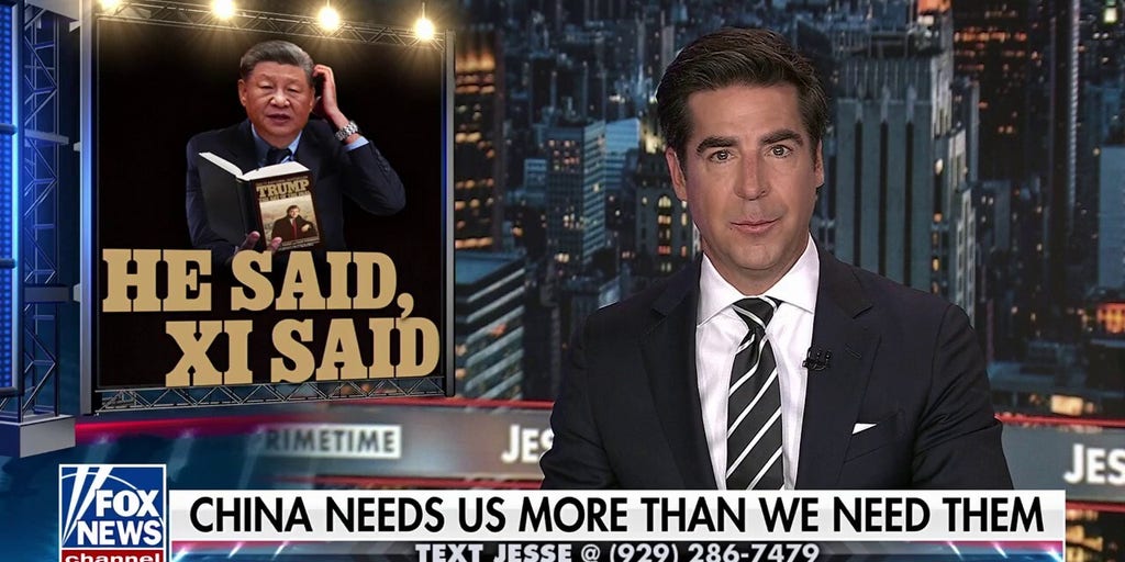 Jesse Watters: China walked right into Trump's trap