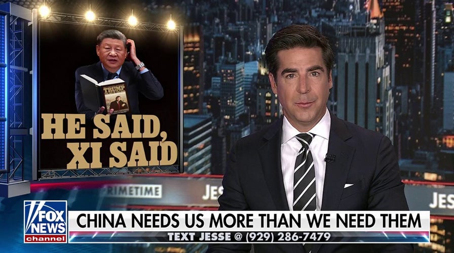 Jesse Watters: China walked right into Trump's trap