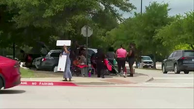 Karmelo Anthony supporters gather outside courthouse, chanting as trial continues