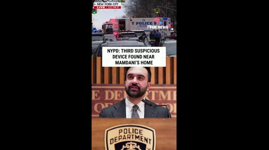 DETAILS: Third suspicious device found near Mamdani’s home, NYPD says