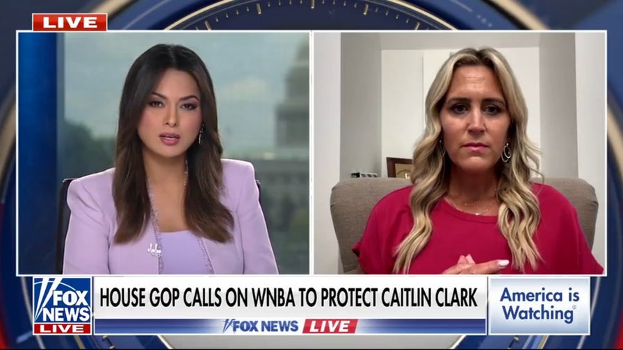 Katie Douglas on House GOP calls to protect Caitlin Clark