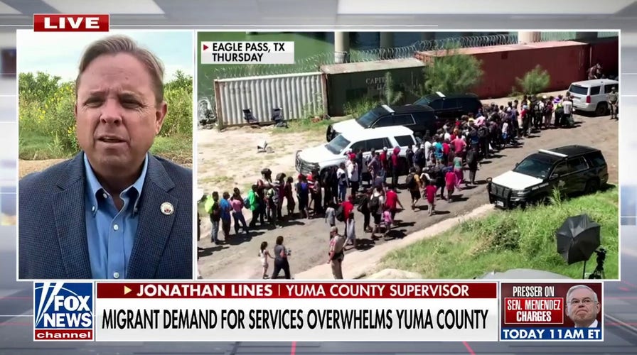 Yuma County overwhelmed by border crossings