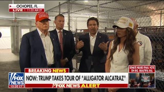 Trump tours Florida ‘Alligator Alcatraz’ migrant detention facility