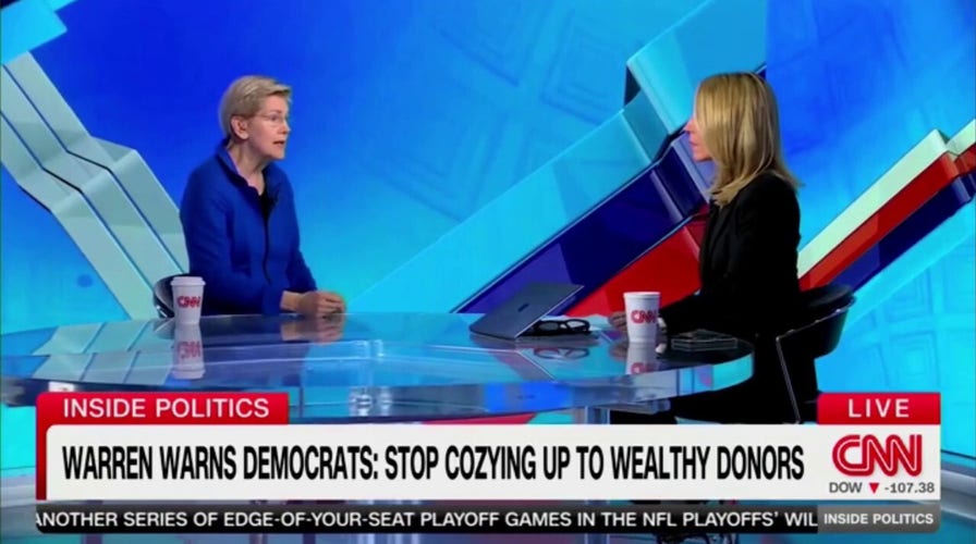 Warren calls on Democrats to reject billionaire donors, says money isn't 'worth it'