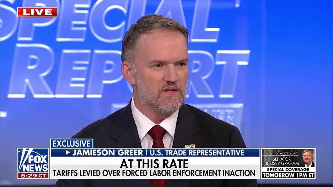 Trump's tariffs are fighting against forced labor and leveling the playing field: Jaimeson Greer