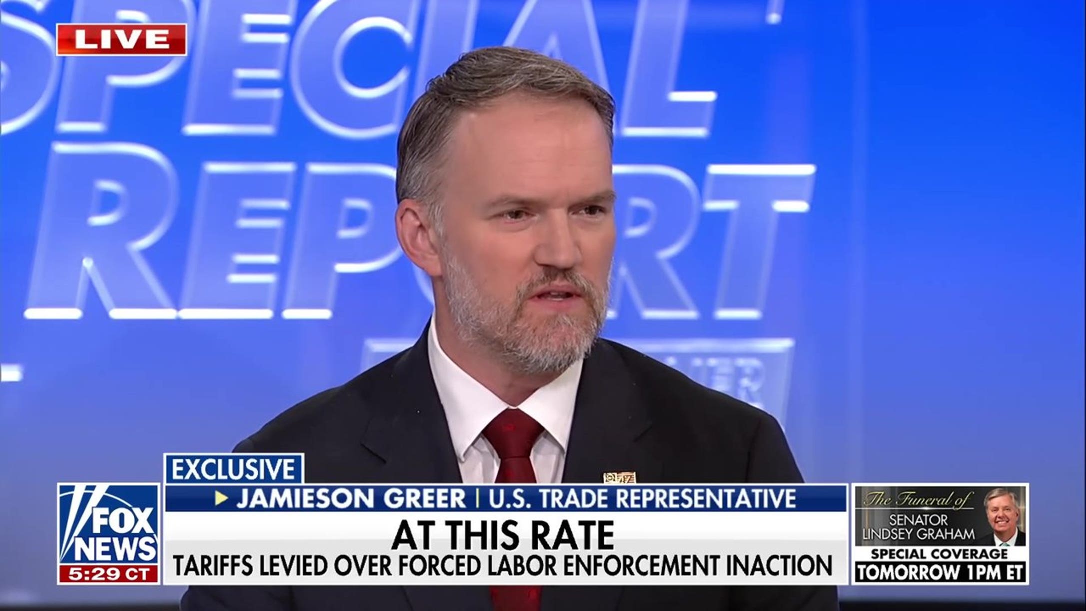 Trump's tariffs are fighting against forced labor and leveling the playing field: Jaimeson Greer