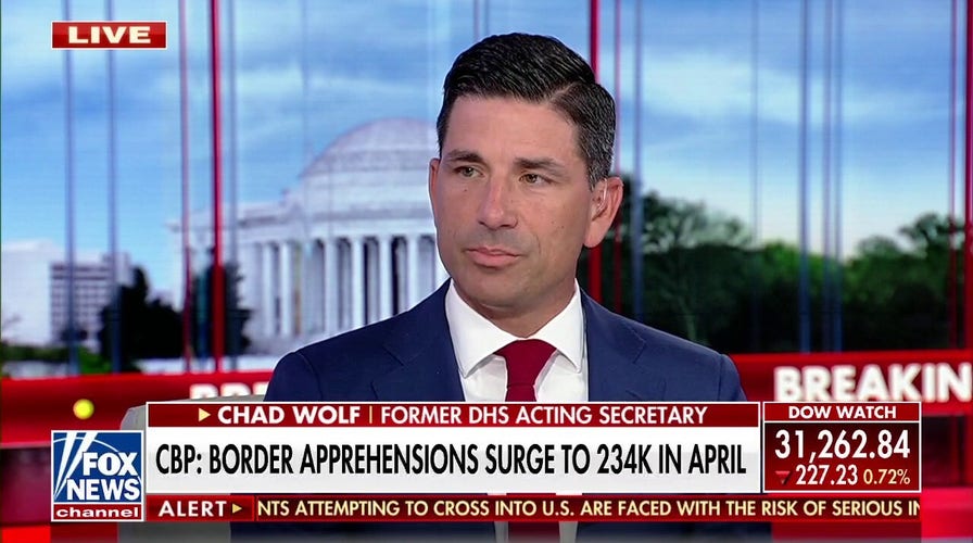 Chad Wolf: US infrastructure isn't built for 'overwhelming' number of border crossings