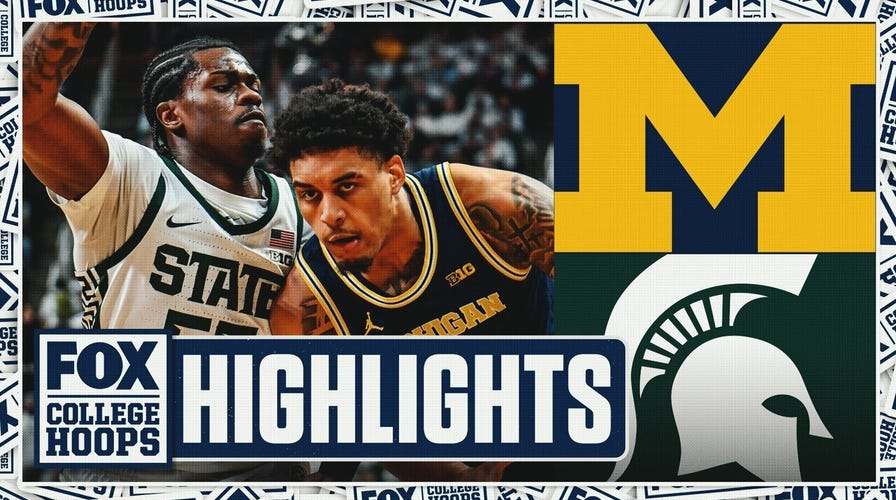 No. 3 Michigan Wolverines vs. No. 7 Michigan State Spartans Highlights 🏀 FOX College Hoops
