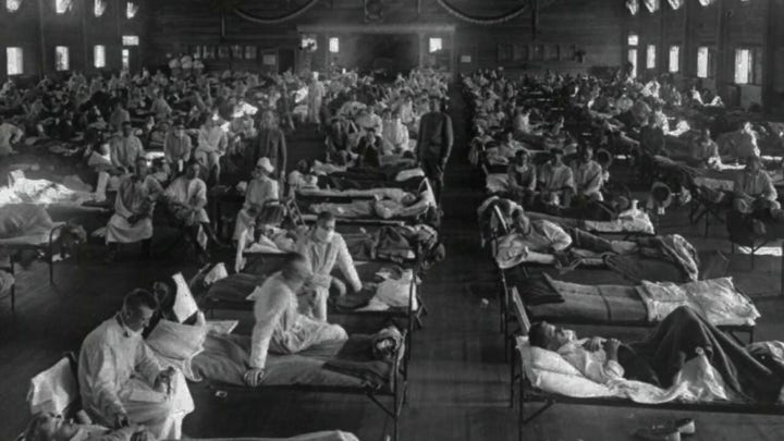 Lessons from the Spanish Flu: 50 to 100 million died worldwide during outbreak