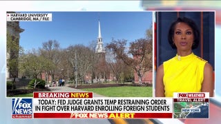 Federal judge grants Harvard temporary restraining order amid fight over foreign student enrollment