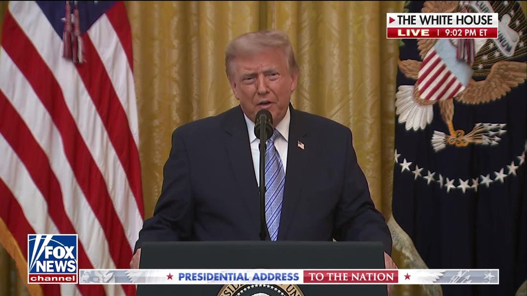 America is being respected like never before, President Trump says