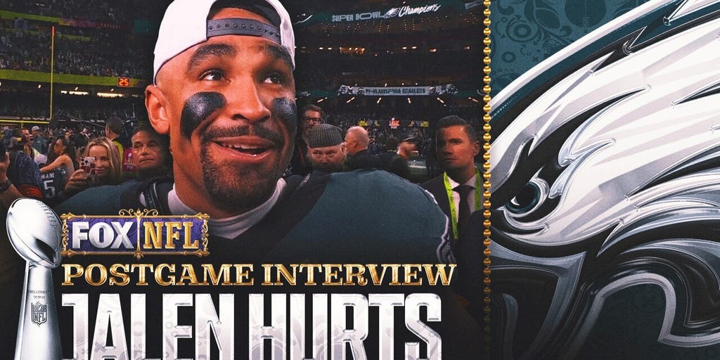 Jalen Hurts is emotional after his first Super Bowl win: 'I'm still processing it' | NFL on FOX