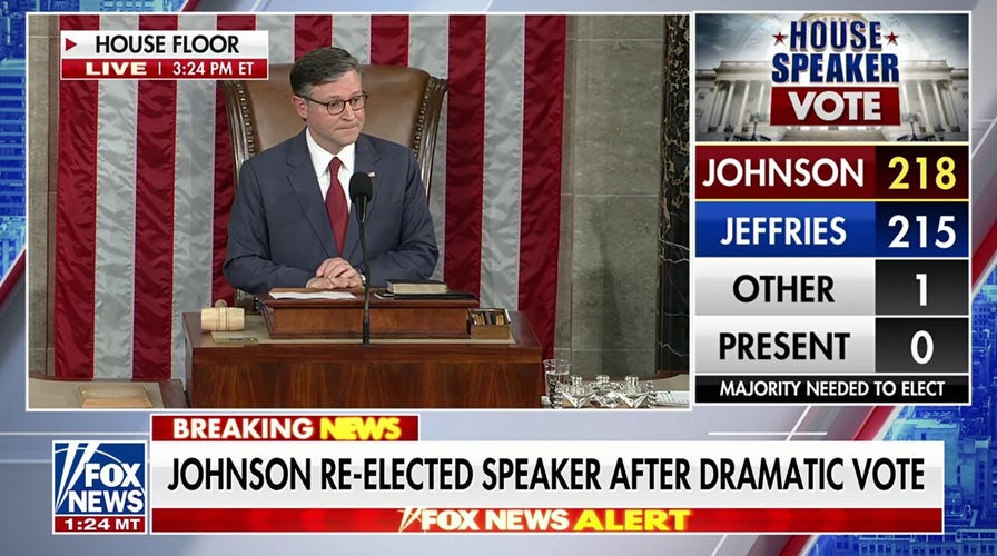 Mike Johnson: This is a momentous time in US history
