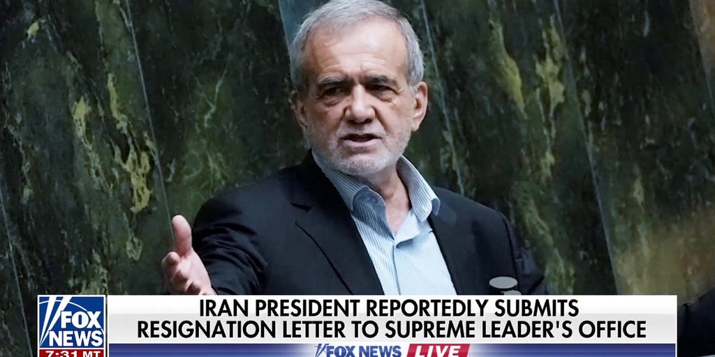 Iran's president reportedly submits resignation letter