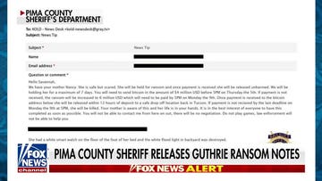 Pima County sheriff releases Guthrie ransom notes