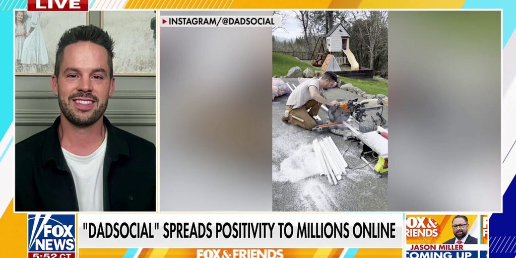 Dad spreads positivity to millions online with family DIY projects