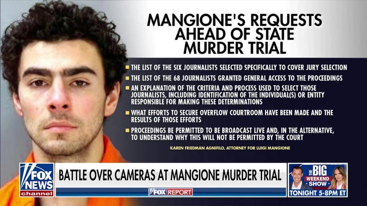 Mangione lawyers push for more media access in murder trial