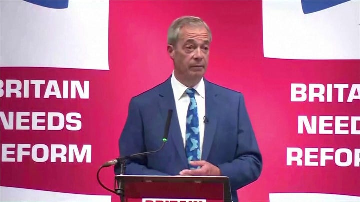 Nigel Farage announces he's running in UK general election