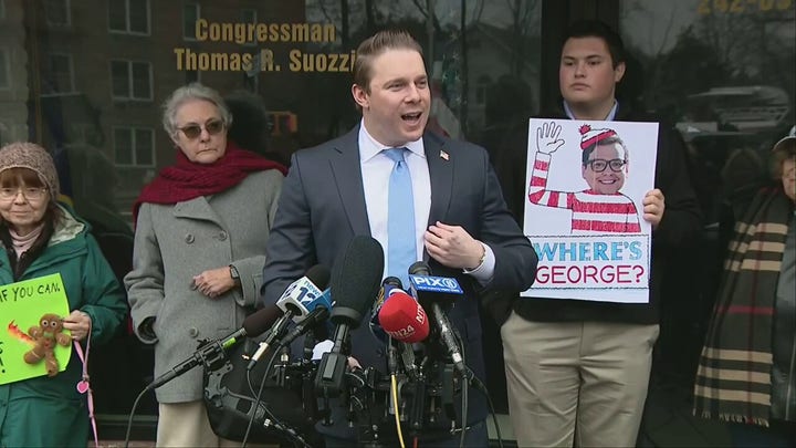 NY Dem calls on George Santos constituents to confront him in person, make his life a 'living nightmare'