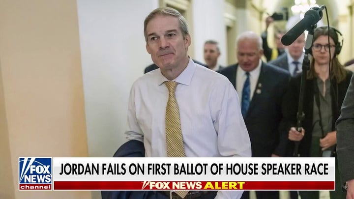  Jim Jordan fails on first House speaker vote