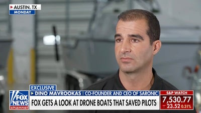 SEE IT: Exclusive look at drone boat that saved American helicopter pilots