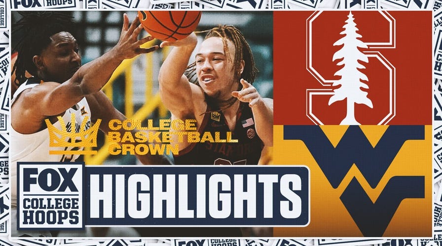 Stanford Cardinal vs. West Virginia Mountaineers The Crown Highlights 🏀 FOX College Hoops