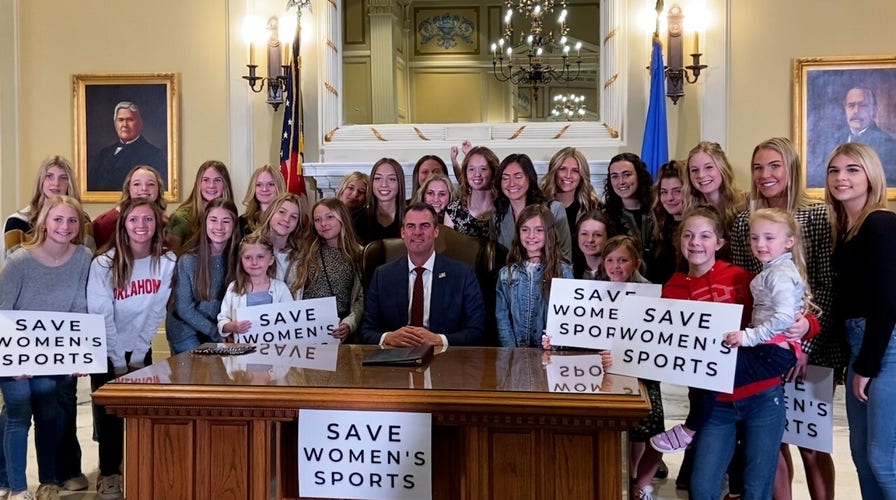 Oklahoma governor explains reasoning behind signing Save Women's Sports Act, addresses critics