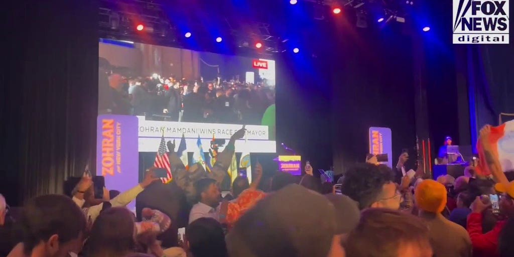 Mamdani supporters erupt in celebration after race called | Fox News Video