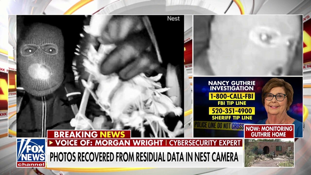 Video of possible suspect at Nancy Guthrie's home is 'best source of truth,' says cybersecurity expert