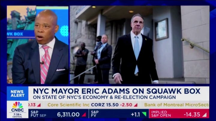 Mayor Eric Adams reveals Cuomo asked him to drop out of NYC mayoral race