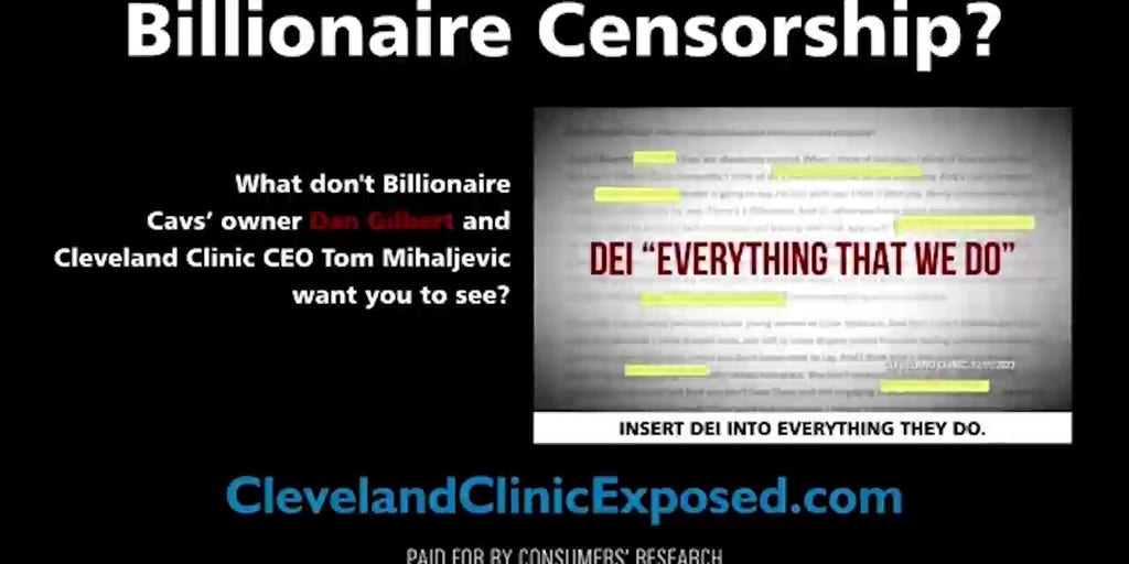 WATCH: Consumers’ Research launches mobile billboard slamming Cleveland Clinic CEO