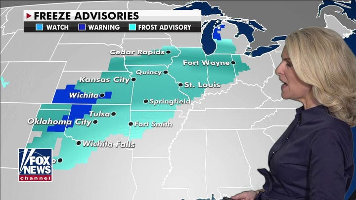 National weather forecast, April 19