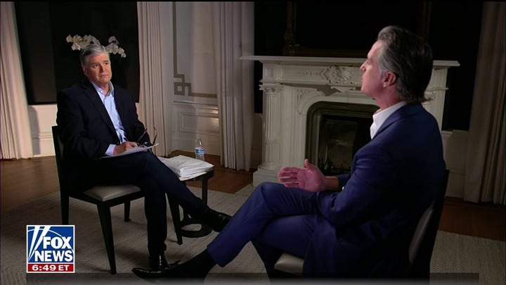 Gavin Newsom defends Biden in 'Hannity' exclusive