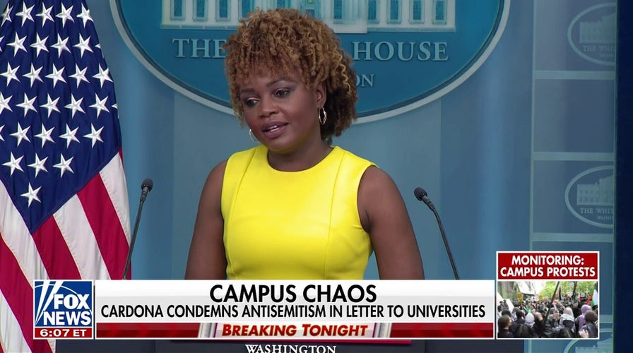 Karine Jean-Pierre: Protecting the American flag is 'admirable'