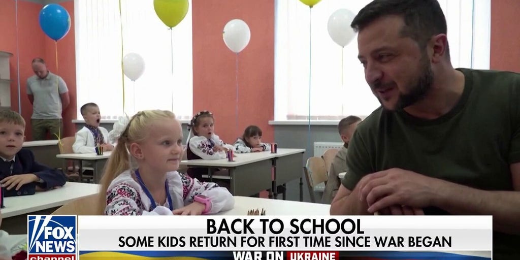 Ukrainian kids return to school Fox News Video