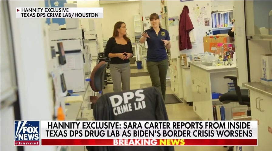 Sara Carter tours Texas facility testing drugs crossing border