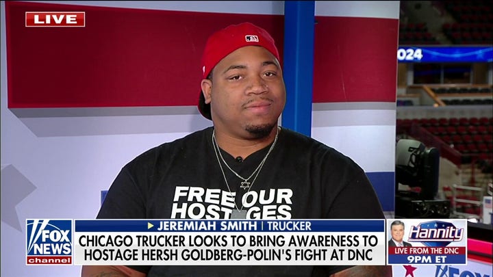 Chicago trucker at DNC to bring awareness to free hostages held by Hamas