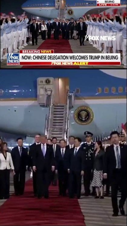BREAKING: Trump lands in Beijing for high-stakes Xi meeting