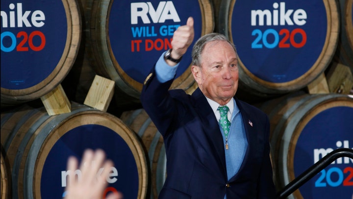 Mike Bloomberg under fire from Trump team, Democratic presidential rivals