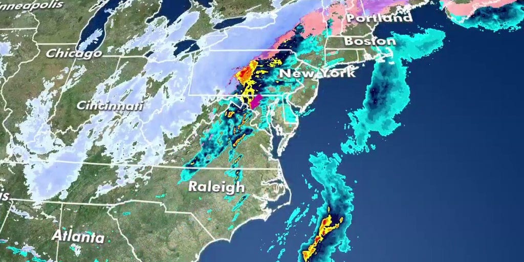 Winter Storm Churning Through Eastern Us After Battering The South