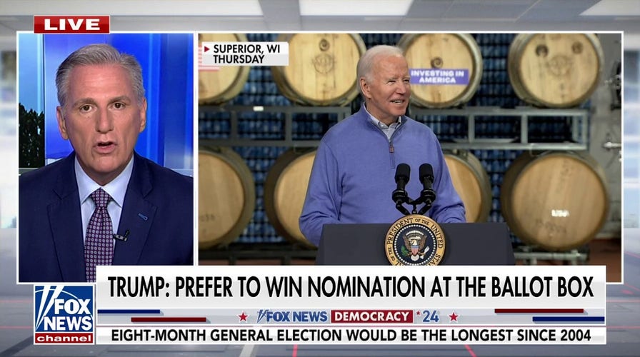 Kevin McCarthy urges Trump to focus his energy on defeating Biden: Age is his biggest problem