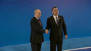Putin arrives for meeting in Kyrgyzstan