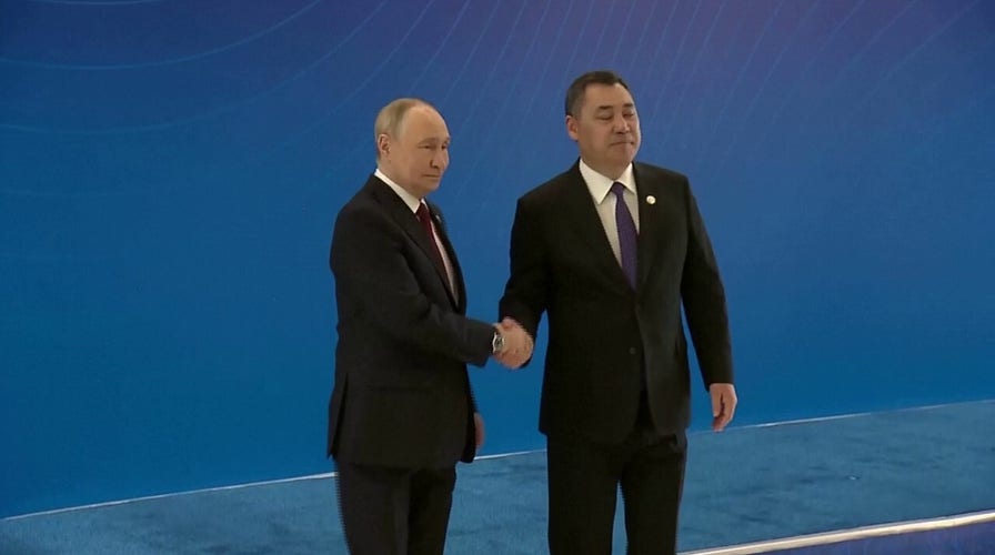 Putin arrives for meeting in Kyrgyzstan